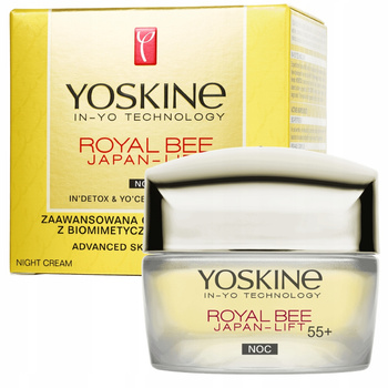 Yoskine Royal Bee Japan Lift Odmładzający Krem Do Twarzy Na Noc 55+ 50ml