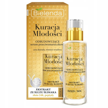 Bielenda Kuracja Młodości Przeciwzmarszczkowe Serum Do Twarzy Złoto 30ml