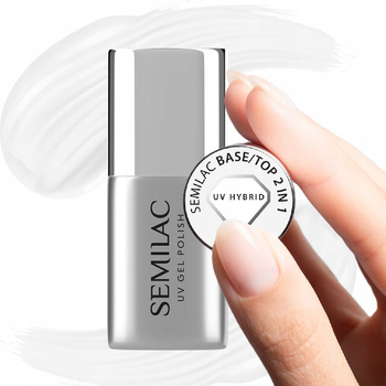 Semilac Base & Top Baza i Top Hybrydowy 2w1 7ml