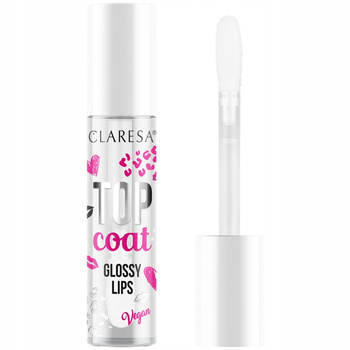 Claresa Top Coat Glossy Lips Nawil偶aj膮cy B艂yszczyk Do Ust Transparentny
