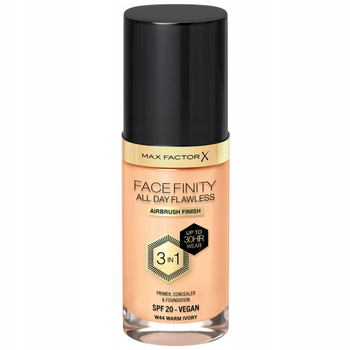 Max Factor FaceFinity 3w1 Kryjący Matujący Podkład Do Twarzy 44 Warm Ivory