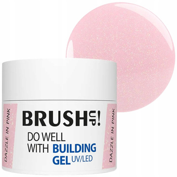 Brush Up! Building Gel UV/LED Żel Do Paznokci Budujący Dazzle In Pink 12g