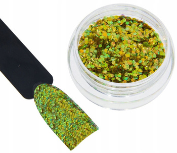 Pyłek Do Paznokci Brokat Effect Sparkle Zielony
