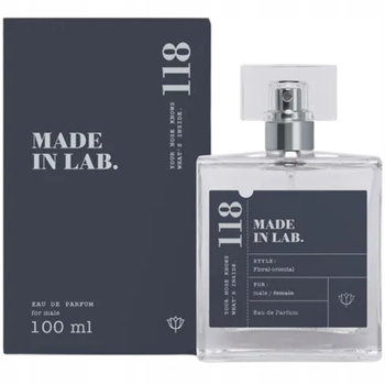Made In Lab 118 EDP Woda Perfumowna Męska Damska Kwiatowa Orientalna 100ml