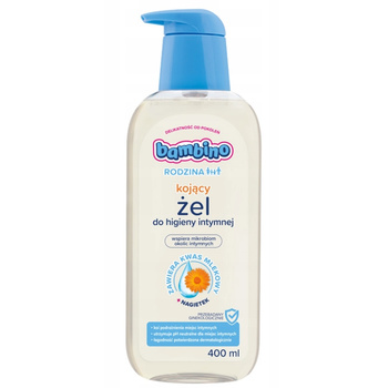 Bambino Kojący Żel Do Higieny Intymnej Kwas Mlekowy Nagietek 400ml