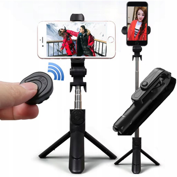 Selfie Stick Rozkładany Statyw Monopod Uchwyt Na Telefon Tripod z Pilotem