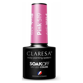 Claresa Lakier Hybrydowy Pink 519 5g