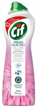 Cif Cream Pink Flower Mleczko Do Czyszczenia z Mikrokryształkami 780g