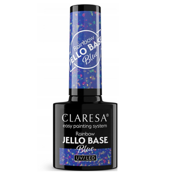 Claresa Lakier Hybrydowy Rainbow Jello Base 2w1 Blue 5g