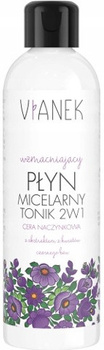 Vianek Wzmacniający Płyn Micelarny i Tonik Cera Naczynkowa 200 ml