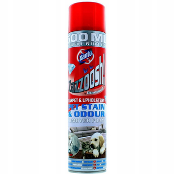 Xanto Zazzoosh Pianka Do Dywanów i Tapicerki Usuwa Zapach Zwierząt 500ml