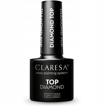 Claresa Top Diamond No Wipe Hybrydowy Połysk 5ml