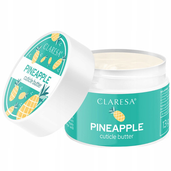 Claresa Nawilżająco Zmiękczające Masełko Do Skórek i Paznokci Ananasowe 13g