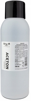 NTN Aceton Kosmetyczny Remover Hybrydy Manicure Stylizacja Paznokci 500ml