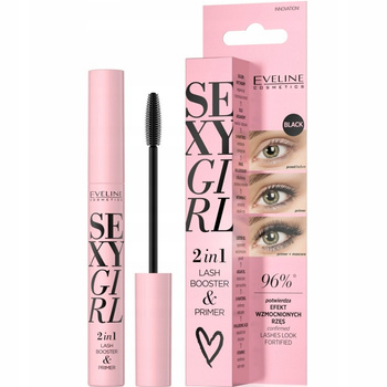 Eveline Cosmetics Sexy Girl Primer Baza Pod Tusz i Odżywka Do Rzęs 2w1 10ml