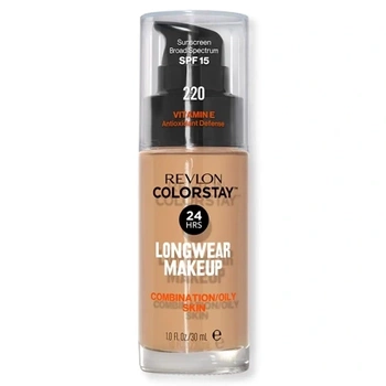 Revlon Colorstay Długotrwały Podkład Do Twarzy Cera Tłusta Mieszana 200 Nude