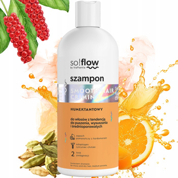 So!Flow Humektantowy Szampon Do Włosów Średnioporowatych Puszących 300ml