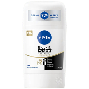 Nivea Black White Silky Smooth 72H Antyperspirant Damski w Sztyfcie 50ml