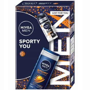 Nivea Men Sporty You Zestaw Prezentowy Dla Mężczyzny Żel Pod Prysznic + Deo