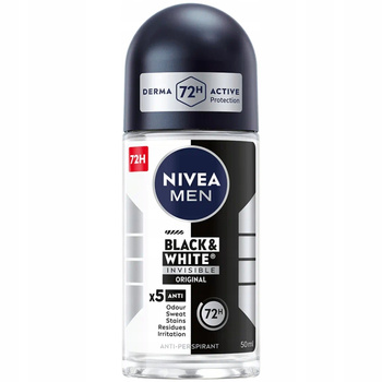 Nivea Men Black White Invisible Original Męski Antyperspirant w Kulce 50ml