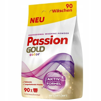 Passion Gold Proszek Do Prania Kolorów Kolorowych Tkanin 90 Cykli 5,4kg