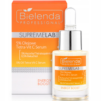 Bielenda Professional SupremeLab Energy Boost 5% Olejowe Tetra-Vit C Serum