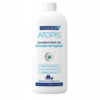 NOVACLEAR ATOPIS Emolient Emulsja do kąpieli 500ml