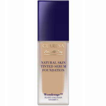 Claresa Care All Day Natural Skin Serum Podkład Do Twarzy 2WO Medium Olive