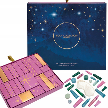 Body Collection Self Care Kalendarz Adwentowy Zestaw 24 Kosmetyków Damskich