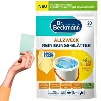 Dr. Beckmann Magiczne Listki Do Czyszczenia Podłóg Powierzchni Citrus 20szt
