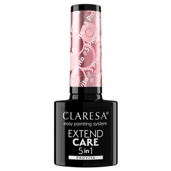 Claresa Extend Care 5in1 Provita Baza Hybrydowa Do Paznokci Róż Nude 3 5g