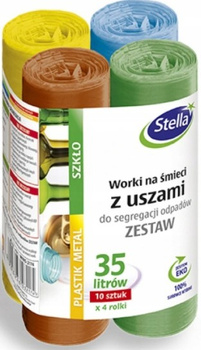 Stella Worki Na Śmieci Set Zestaw 35L 10 szt x 4