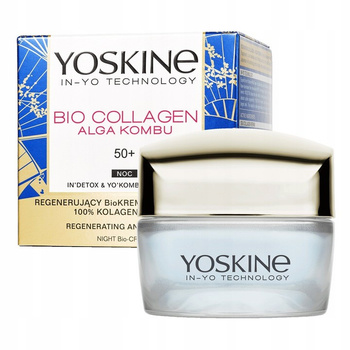 Yoskine Bio Collagen Krem Noc Zmarszczki 50+