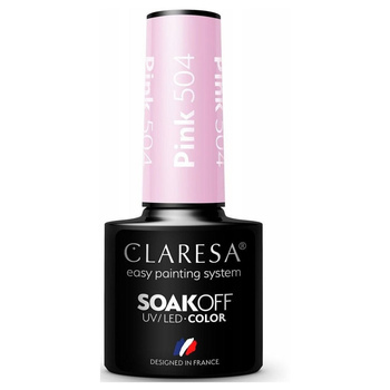 Claresa Lakier Hybrydowy Pink 504 5g