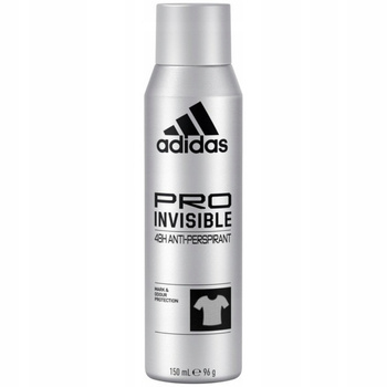 Adidas Pro Invisible Men Męski Antyperspirant w Sprayu 48H Ochrony 150ml