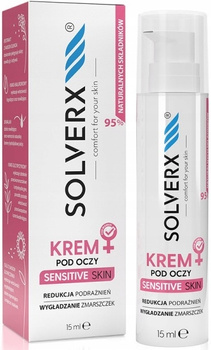 Solverx Sensitive Krem Pod Oczy Cera Wrażliwa 15ml