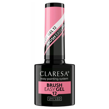 Claresa Easy Brush Gel Żel Do Paznokci w Pędzelku 12 Chłodny Różowy 5g