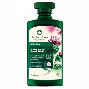 Herbal Care Szampon Łopianowy Do Włosów Przetłuszczających 330ml