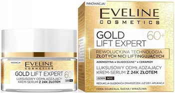 Eveline Krem Serum GOLD LIFT EXPERT 24k złoto 60+