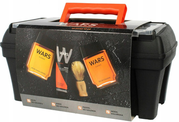 Wars Zestaw Prezentowy Skrzynka 4 Kosmetyków Do Golenia Pędzel Balsam Woda