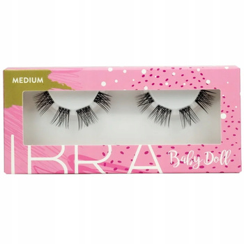 Ibra Baby Doll Sztuczne Rzęsy Na Pasku 4 Części Delikatne Średnie Medium