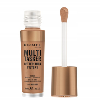 Rimmel Multi Tasker Podkład Primer Baza Rozświetlająca 005 Medium 30ml