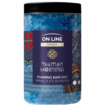 On Line Senses Tahitian Mornings Pieniąca Sól Do Kąpieli Makadamia 480g
