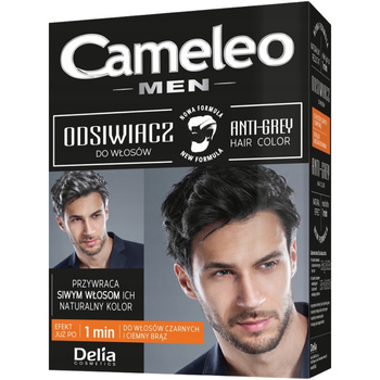 Delia Cameleo Men Odsiwiacz Do Włosów Czarnych Ciemnego Brązu Dla Mężczyzn