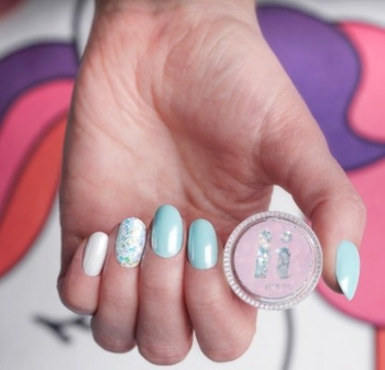 Hi Hybrid Pyłek do Paznokci Silver Dust Srebrny