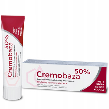 Cremobaza Złuszczający Krem Do Stóp Ciała z Pochodną Mocznika 50% 30g
