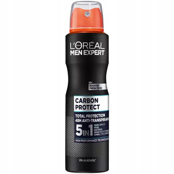 Loreal Men Expert Antyperspirant Męski Carbon Protect 5w1 Ochrona 48h 150ml