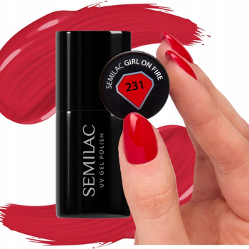 Semilac Lakier Hybrydowy Girl On Fire 231 7ml
