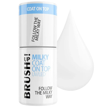 Brush Up! By Maxineczka Milky Coat On Top No Wipe Hybrydowy Mleczny 5g