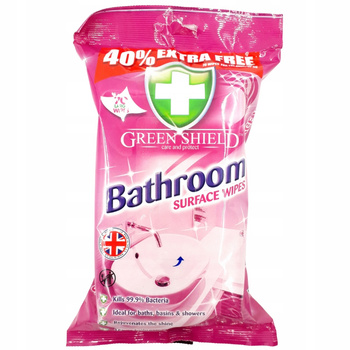 Green Shield Mokre Chusteczki Nawilżane Do Czyszczenia Łazienki 70 sztuk